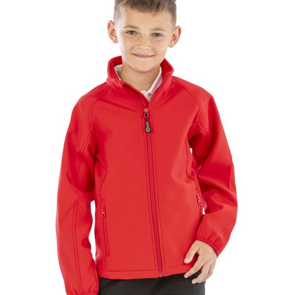 Result Genuine Recycled Kids Two Layer Printable Soft Shell Jacket Thumbnail